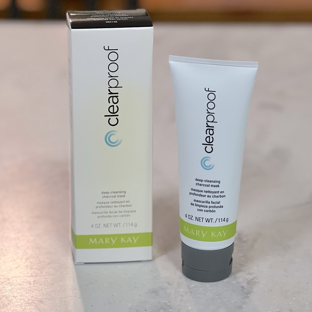 NWT Mary Kay Clearproof Deep-Cleansing Charcoal Mask 4 oz